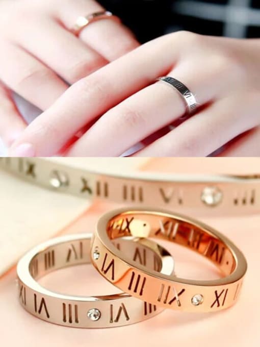 Tiffany Style Roman Numerals and Rhinestone