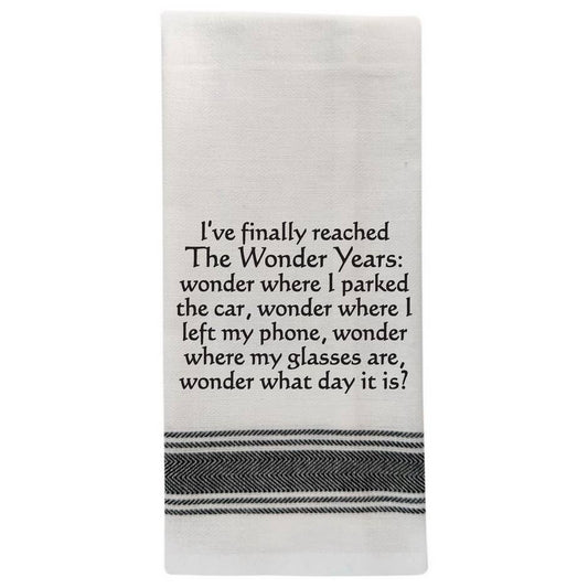 I have finally reached the wonder years... Kitchen Towel