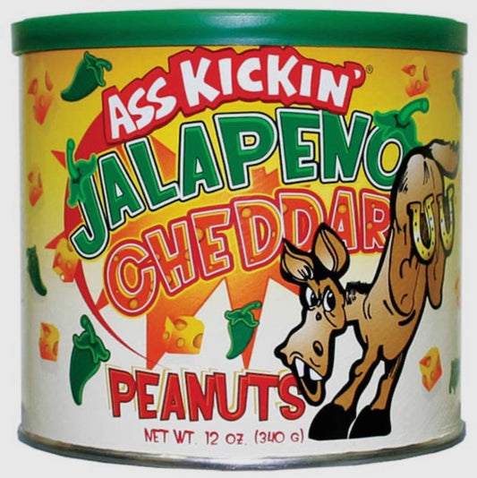 Ass Kickin’ Jalapeno Cheddar Peanuts