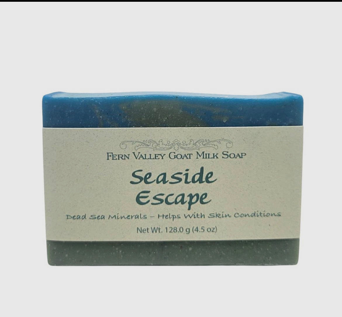 Natural Goat Milk Soap | Dead Sea Mineral Soap | Seaside Escape