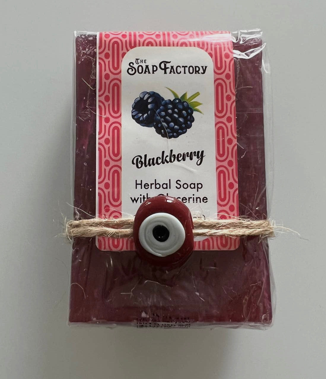 Blackberry Glycerine Soap w/ Evil Eye - Moisturizing