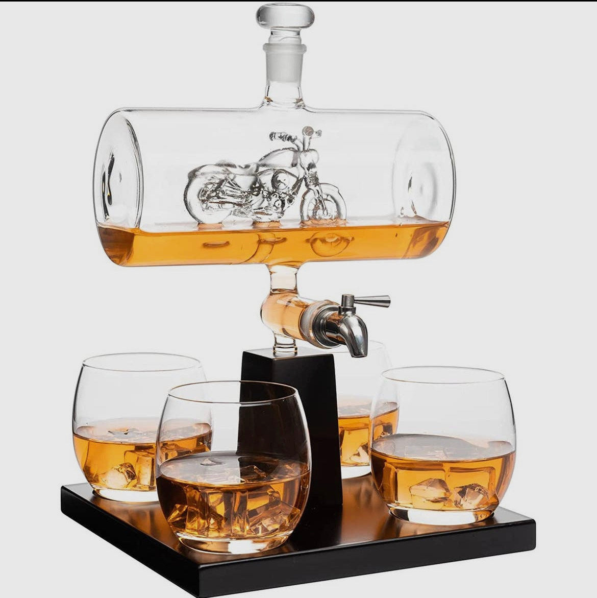 Motorcycle Decanter Whiskey & Wine Decanter Set 1100ml