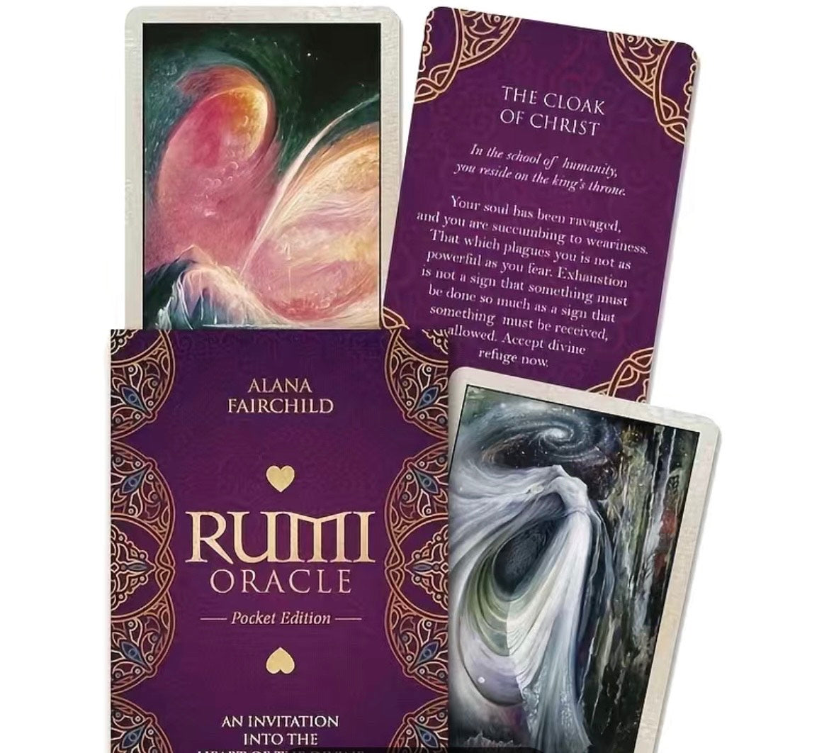 Tarot, Rumi Oracle,Telling Divination Tarot Card
