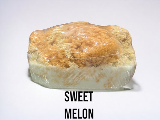 Natural Sea Sponge Goats Milk Soap Sweet Melon