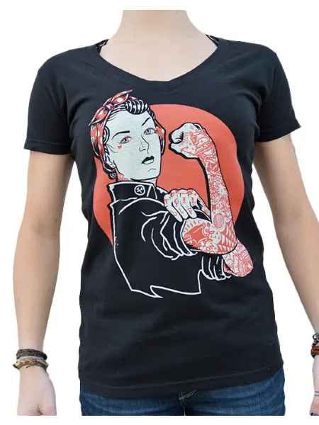 Black Market We Can Do It - Women's Vneck T-Shirt