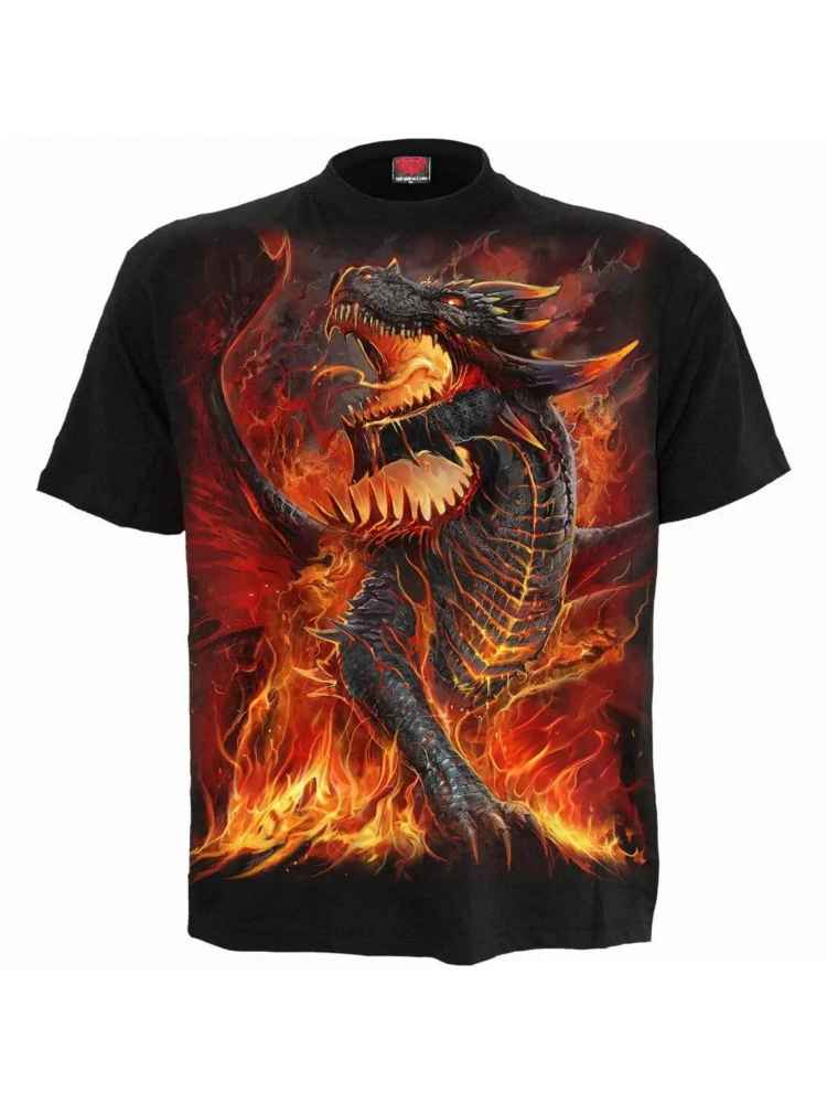 SPIRAL Draconis - T-Shirt Black