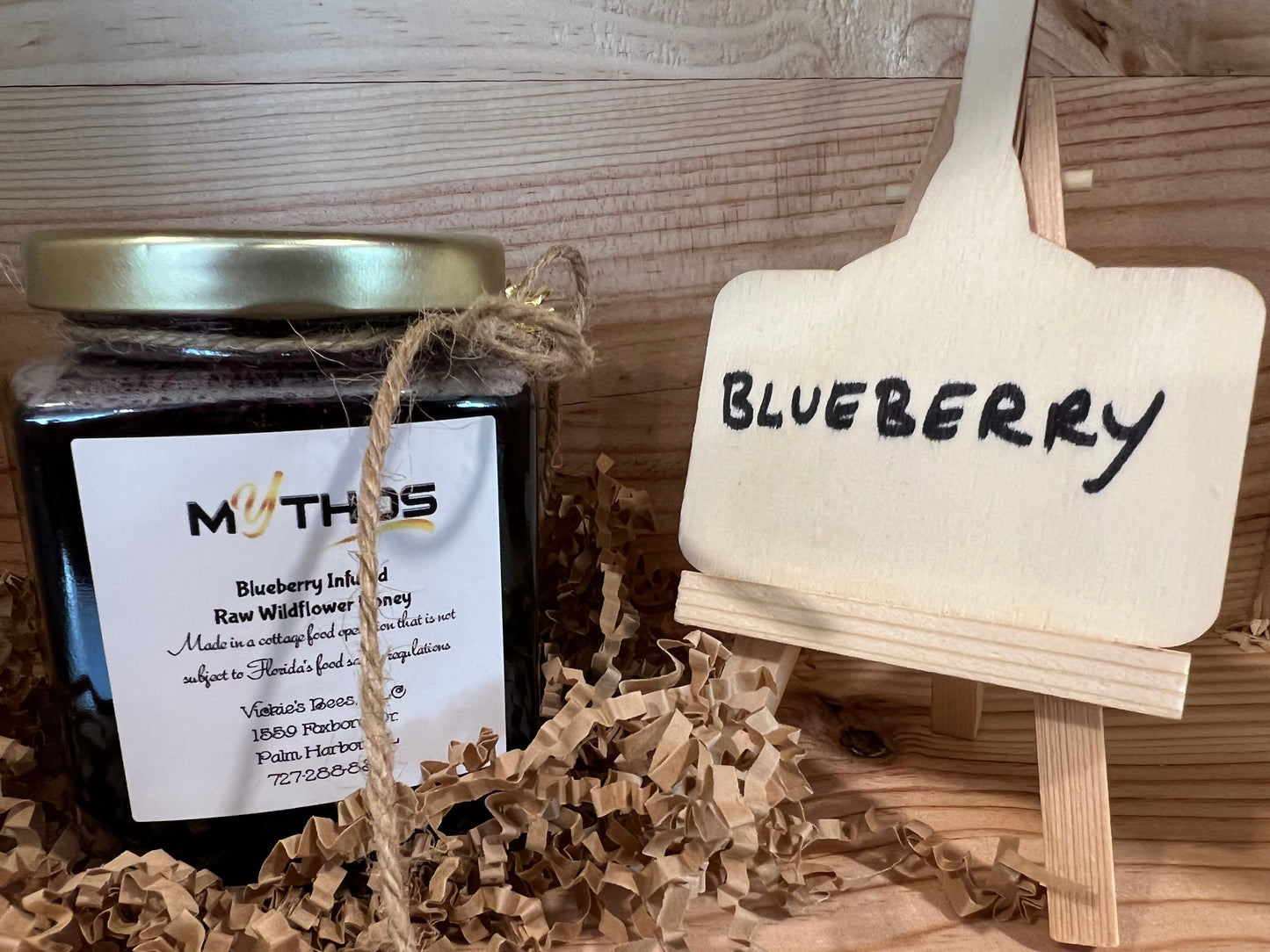 Blueberry Infused Natural Local Honey