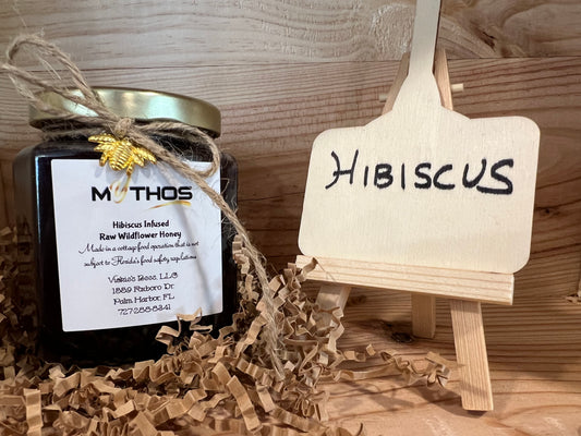 Hibiscus Naturally Infused Local Honey