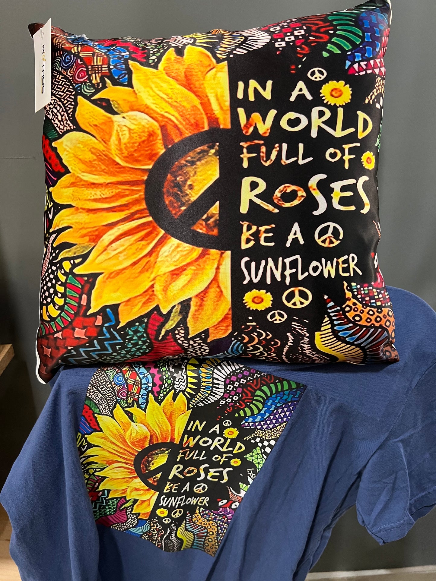 Be A Sunflower Pillow