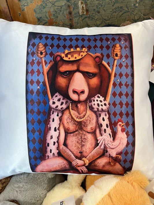 Bear It All Cushion by Nelson Perez