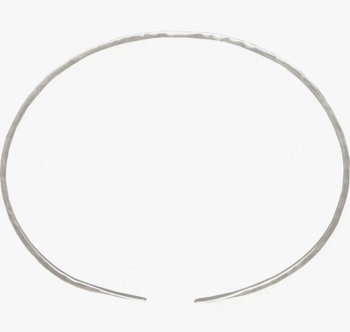 Sterling Silver Cuff Bracelet - Adjustable Hammered 925SS