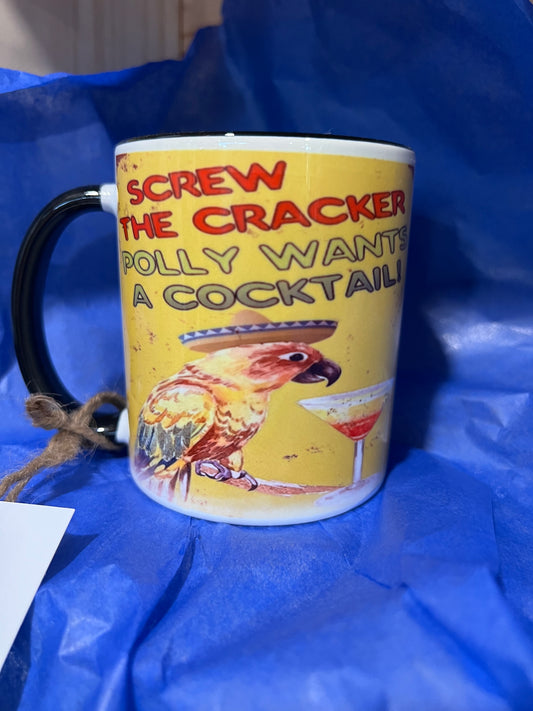 Polly no longer wants a cracker! Coffee Mug