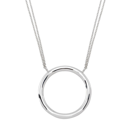 Silpada 'Double The Karma' Necklace in Sterling Silver