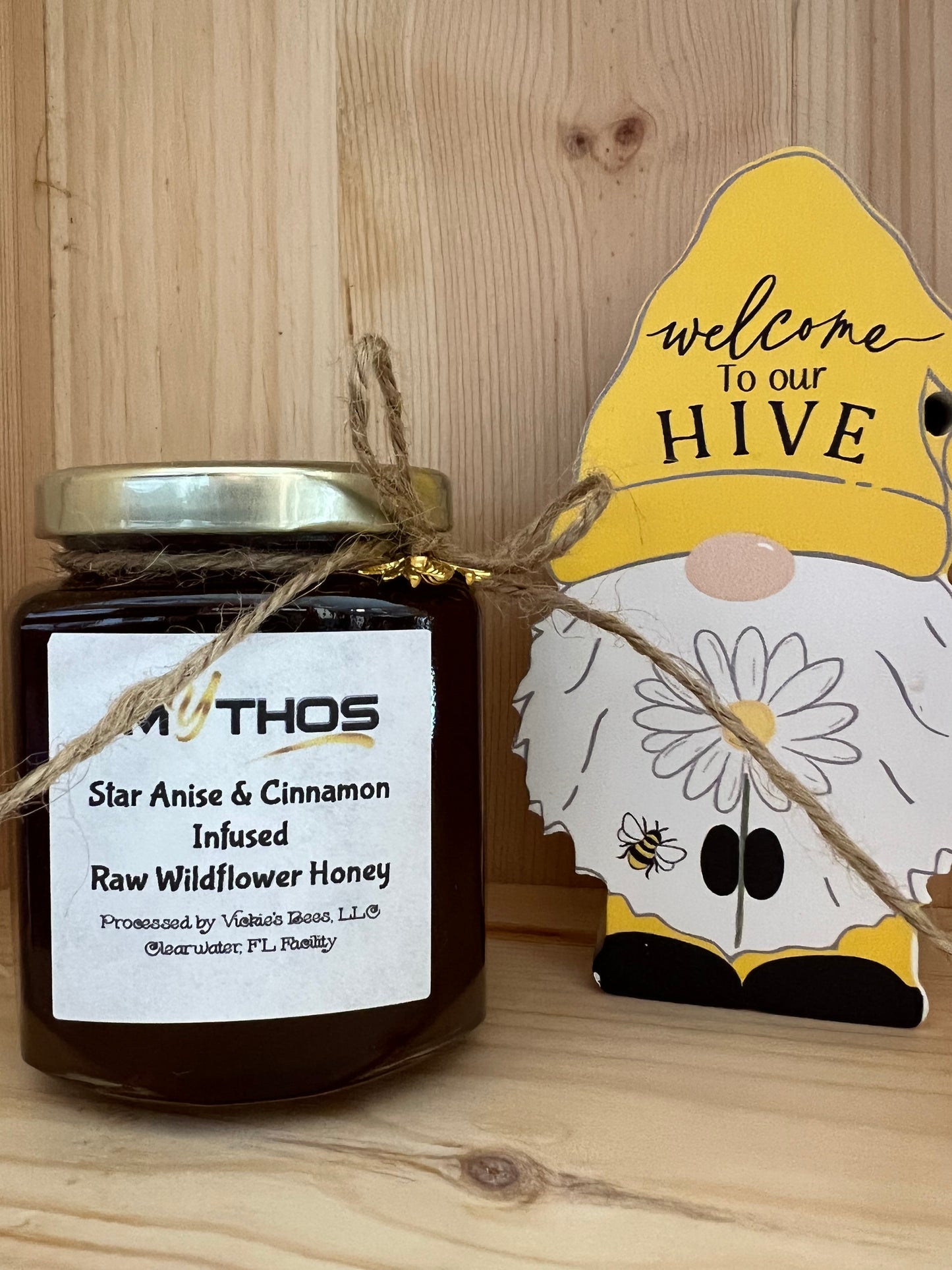 Star Anise and Cinnamon Infused Natural Honey