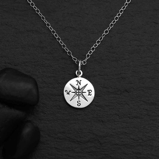 Compass Necklace 925SS